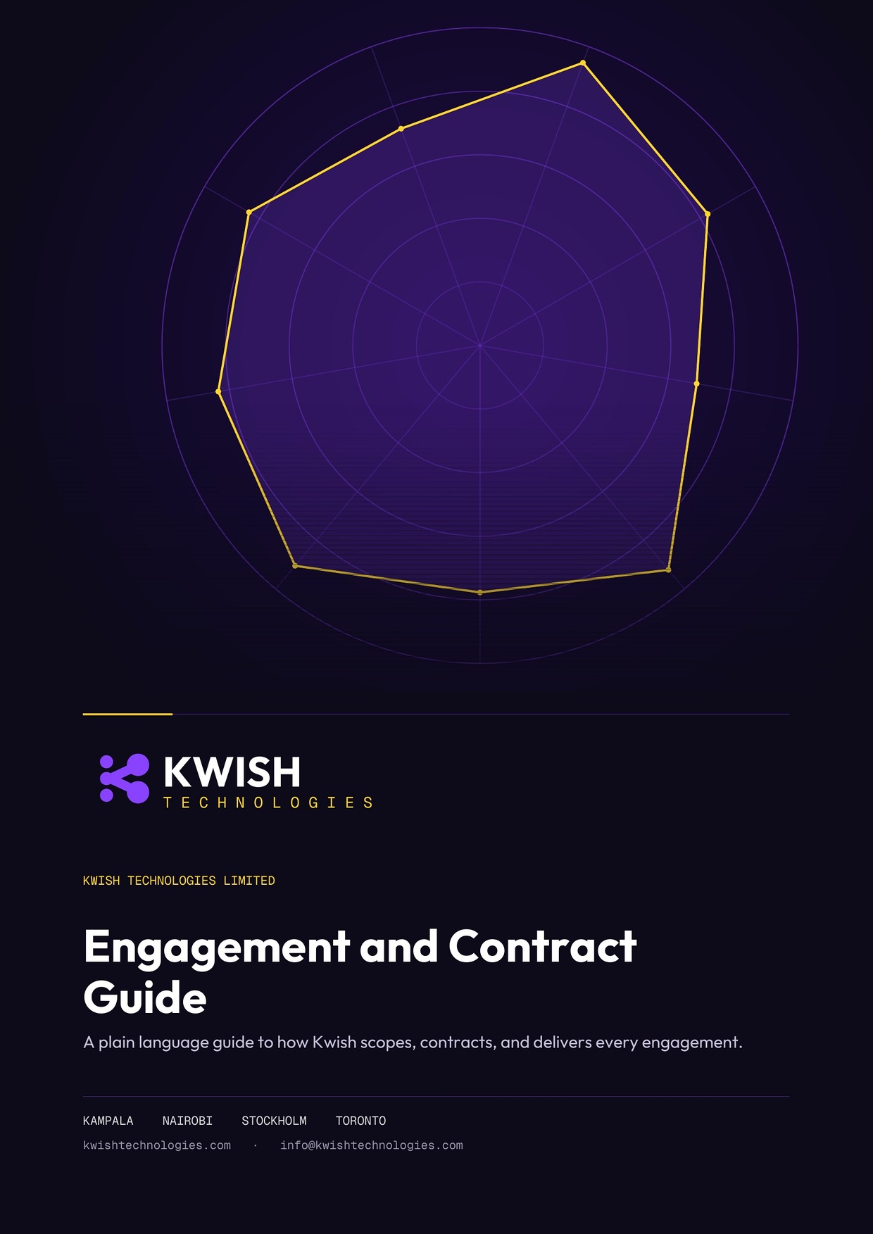 Cover page of Engagement Contract Guide