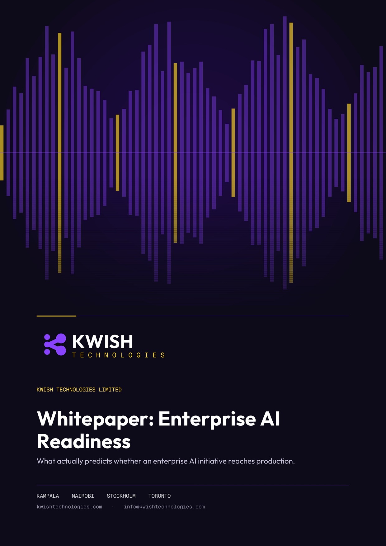 Cover page of Whitepaper: Enterprise AI Readiness